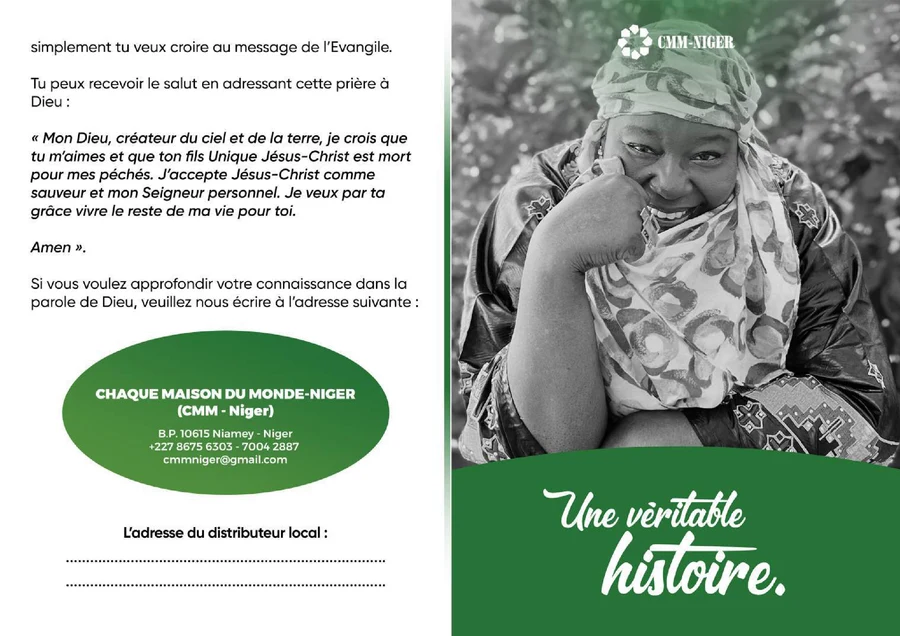 Couverture de Une véritable histoire